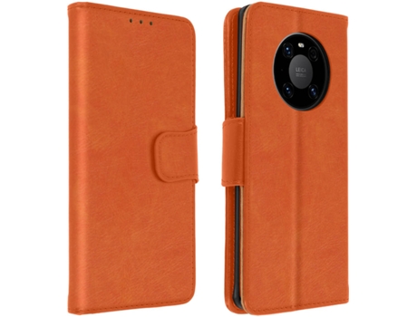 Carcasa Huawei Mate 40 Pro Plus AVIZAR Función de Soporte Naranja