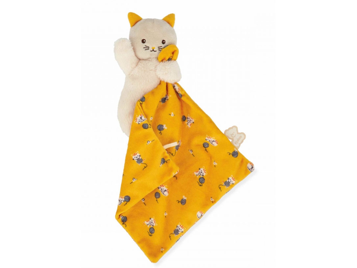 Doudou Gato Amarillo 18Cm KALOO Carré Dulzura K226003