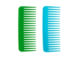 Set de 2 Peines Grandes de Dientes Anchos para Cabello Rizado, Sin Mango TRUYUETY