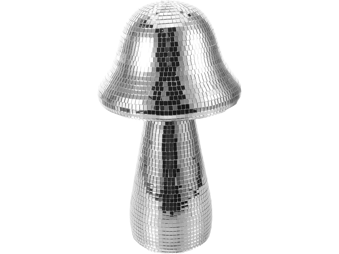 Discoteca Forma Hongo Cristal Espejo Decoración Hogar Fiestas Purpurina Brillante Bola