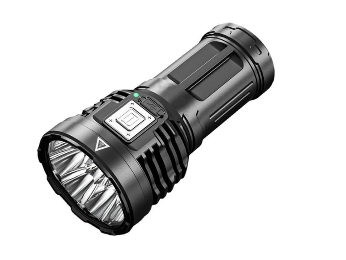 Linterna eléctrica Mini Linterna LED de Viaje Linterna pequeña Linterna USB para Camping Negro YEMAESRE