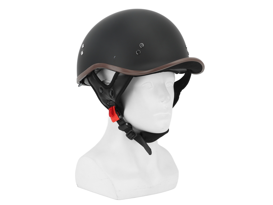 2026altiro-casco De Moto De Mid Cabeza Con Visera Solar Abs Higroscópico Aerodinámico Para Hombre Mujer Warp Tail Mate Negro 007 M 55-57cm