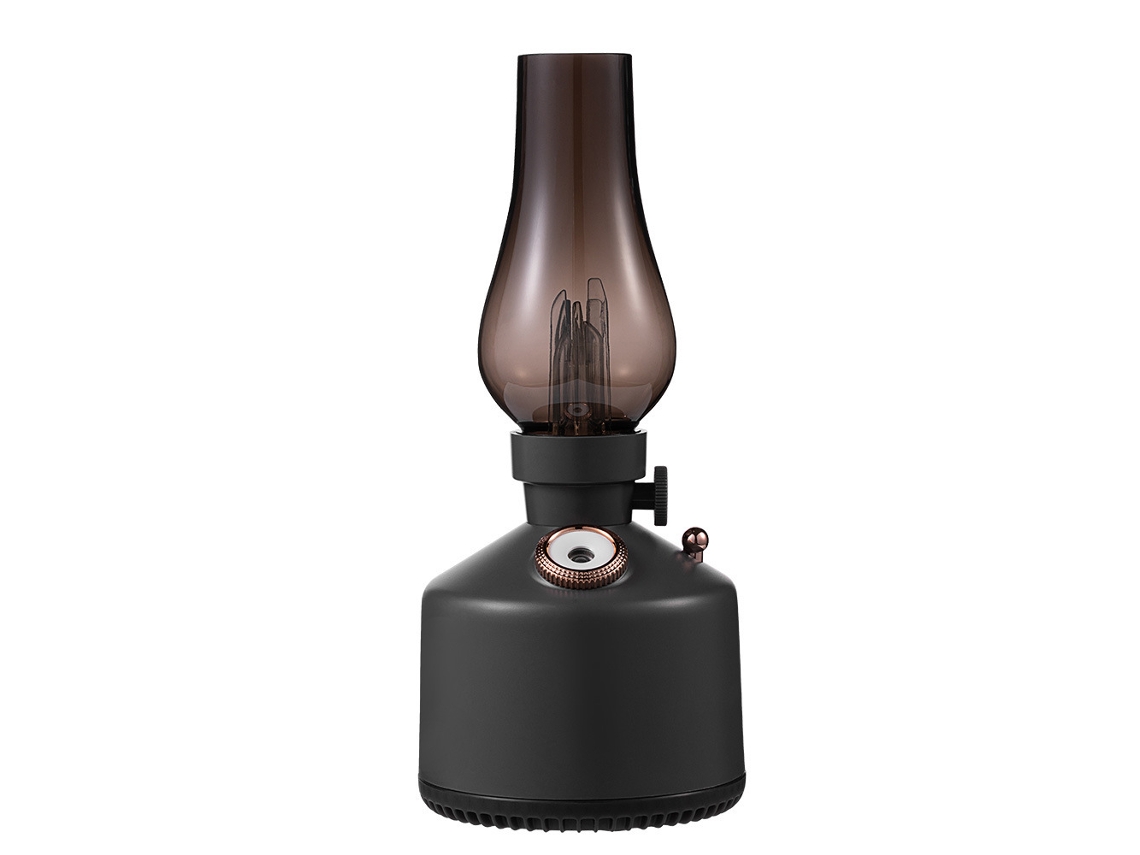 Humidificador vintage Sstrwgood con luz, 260 ml, 2 niveles de vapor, ajuste de luz.