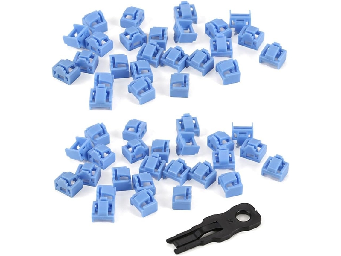 400 Unidades De Enchufes Azules Para Concentrador Lan Con Puerto Ethernet Rj45