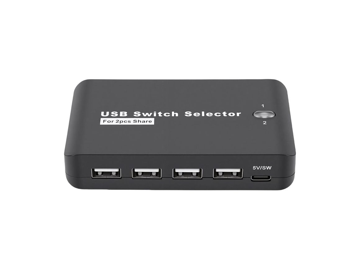 Lector Conmutador Usb 2.0 Para 2 Ordenadores Que Comparten 4 Dispositivos –