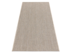Alfombra de Cuerda Sisal Floorlux 20580 Llanura Color Sólido - Champán/Gris Pardo (80 x 150 cm)