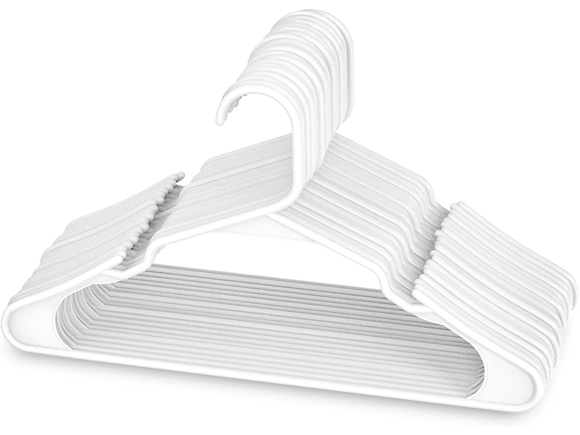 Organizador de armario delgado para un guardarropa ordenado, diseño compacto que ofrece más espacio, perchas duraderas y resistentes para una vida útil más larga