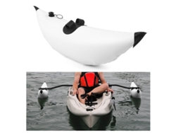 Sistema Estabilizador Inflable Para Flotador De Pvc Ligero Para Kayak, Canoa, Barco De Pesca.