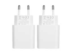 2 Bloques De Carga Rápida Pd Usb C De 25 W Para Ios 15 Tipo C.