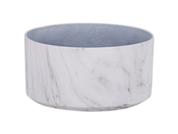 Maceta BELIANI Valta de Mezcla de piedra Blanco 43x43x22