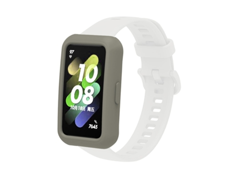 Funda de Silicona Anti-rasguños para Huawei Band 7/6 - gris oscuro