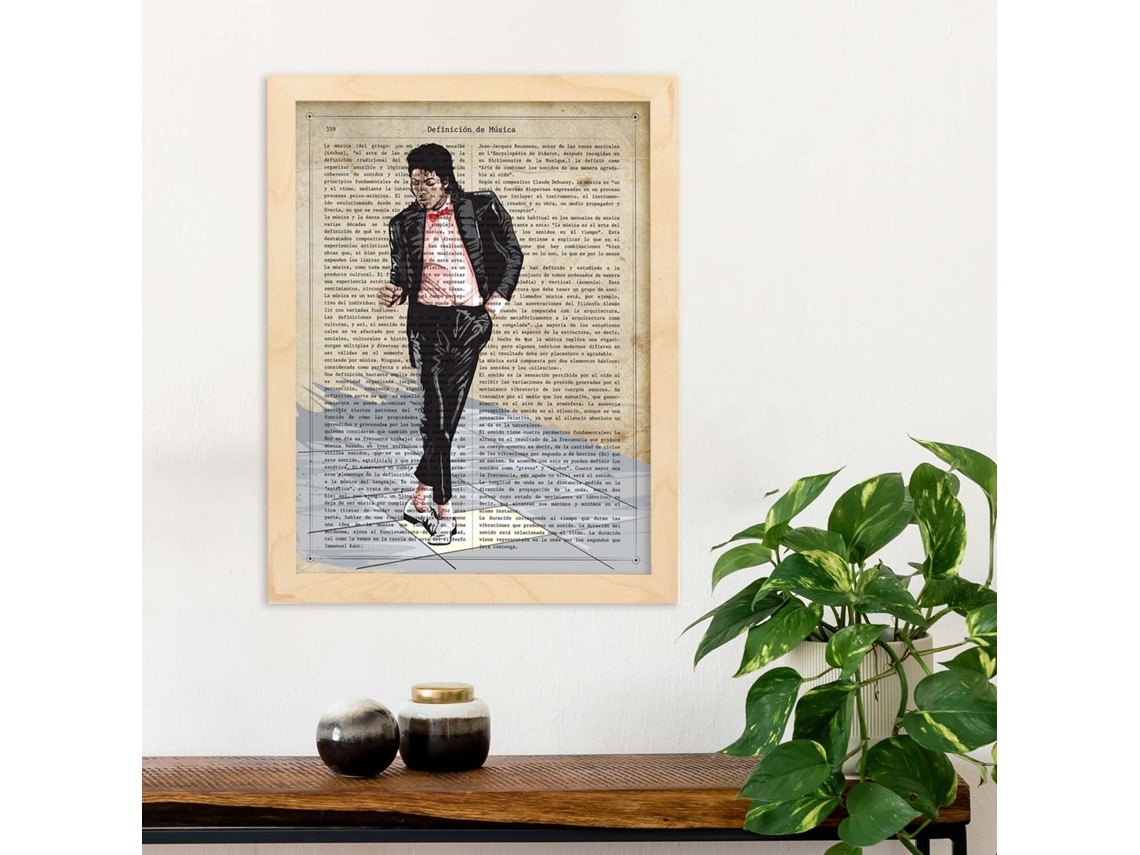 Poster De Michael Jackson. Láminas De Personajes Importantes. Posters De Músicos, Actores, Inventores, Exploradores, ...