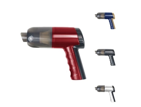 Miniaspiradora inalámbrica de mano para coche, aspirador potente de 9000Pa, recargable por Usb para pelo de mascota doméstica y oficina