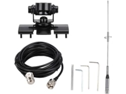 Antena Para Coche Vhf Uhf De Doble Banda 144-430 Mhz Con Base Magnética