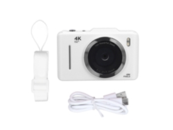Cámara digital compacta 4K, videocámara portátil, ideal para viajes y bolsillo.