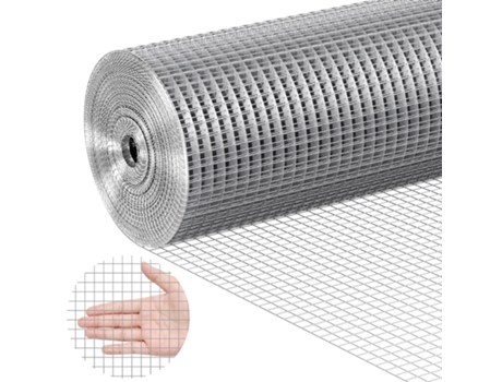 VEVOR Hardware Cloth 1/2inch cercado de alambre de pollo de rollo de malla de alambre de calibre 19, 24 pulgadas x 50 pies