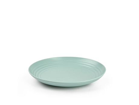 Plato Llano 20 Cm Reutilizable Ideal Fiestas Verde PLASTIC FORTE