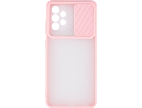 Carcasa Samsung A72 5G ACCETEL Gel Protección Cámara Rosa