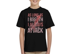 Camiseta infantil Rosewell con la frase "Agua viva que siempre ataco"