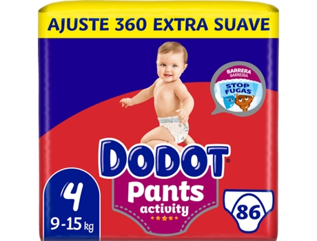 Pañales DODOT Pants Activity Extra T4 86 (2x43)