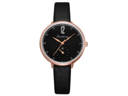 Reloj De Pulsera Informal Para Mujer En Piel Sintética Blanca, Movimiento De Cuarzo Analógico.
