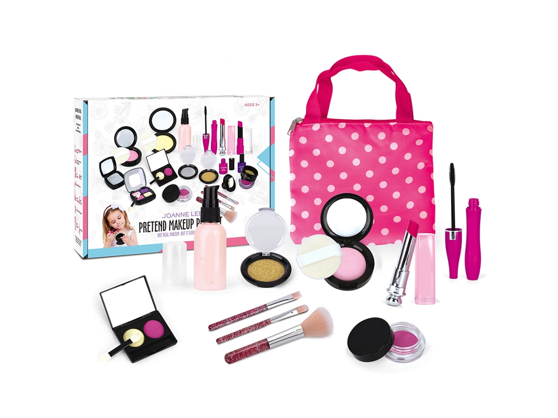 Dan26-set De Maquillaje De Juego Para Niñas Niños Cosmético Seguro Juguete De Pretender Maquillar Princesita Disfrazarse