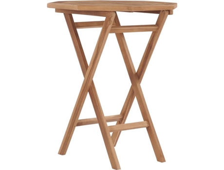 Mesa de jardín VIDAXL Marrón Madera (60x60x75 cm)