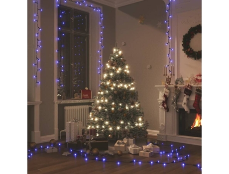 Luces de Navidad VIDAXL 343225 (200 m - 2000 Luces LED - Azul)