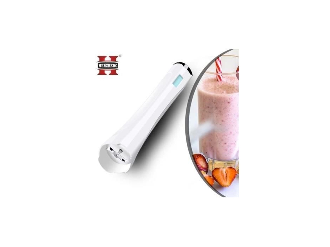 Batidora de mano Herzberg Hg5041 Potentes cuchillas de acero inoxidable de alta velocidad
