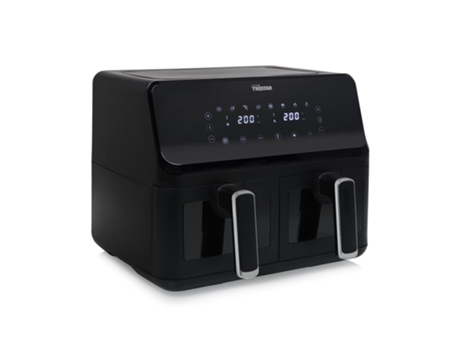 Freidora Sin Aceite TRISTAR Fr9040 2 Cestas 4L 8L Total Con Ventana