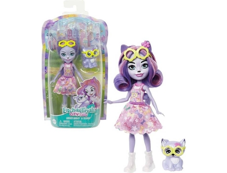 Muñeca ENCHANTIMALS Enchantimals Hadley Husky Dog & Sleeder (Edad Mínima: 4 Años)