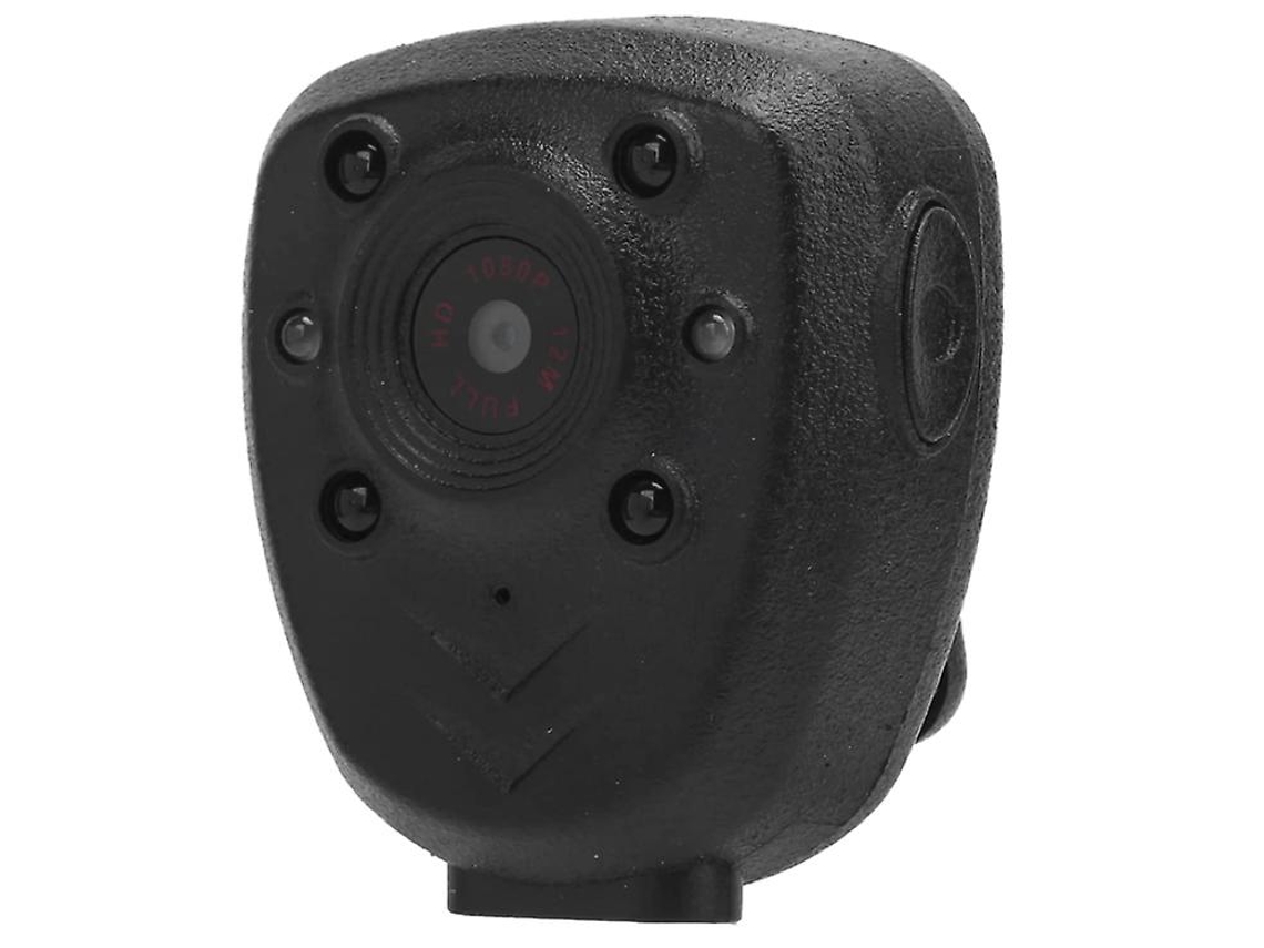 Minicámara portátil con visión nocturna de 1080p, ideal para uso doméstico y exterior (negra)
