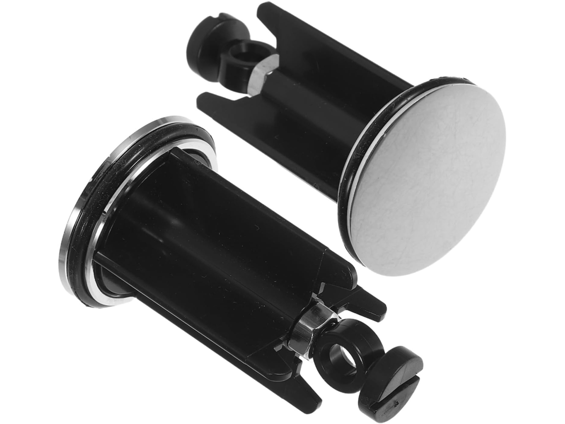 Tapones metálicos para fregadero. Accesorios duraderos e inodoros. Aptos para su instalación en baños y cocinas.