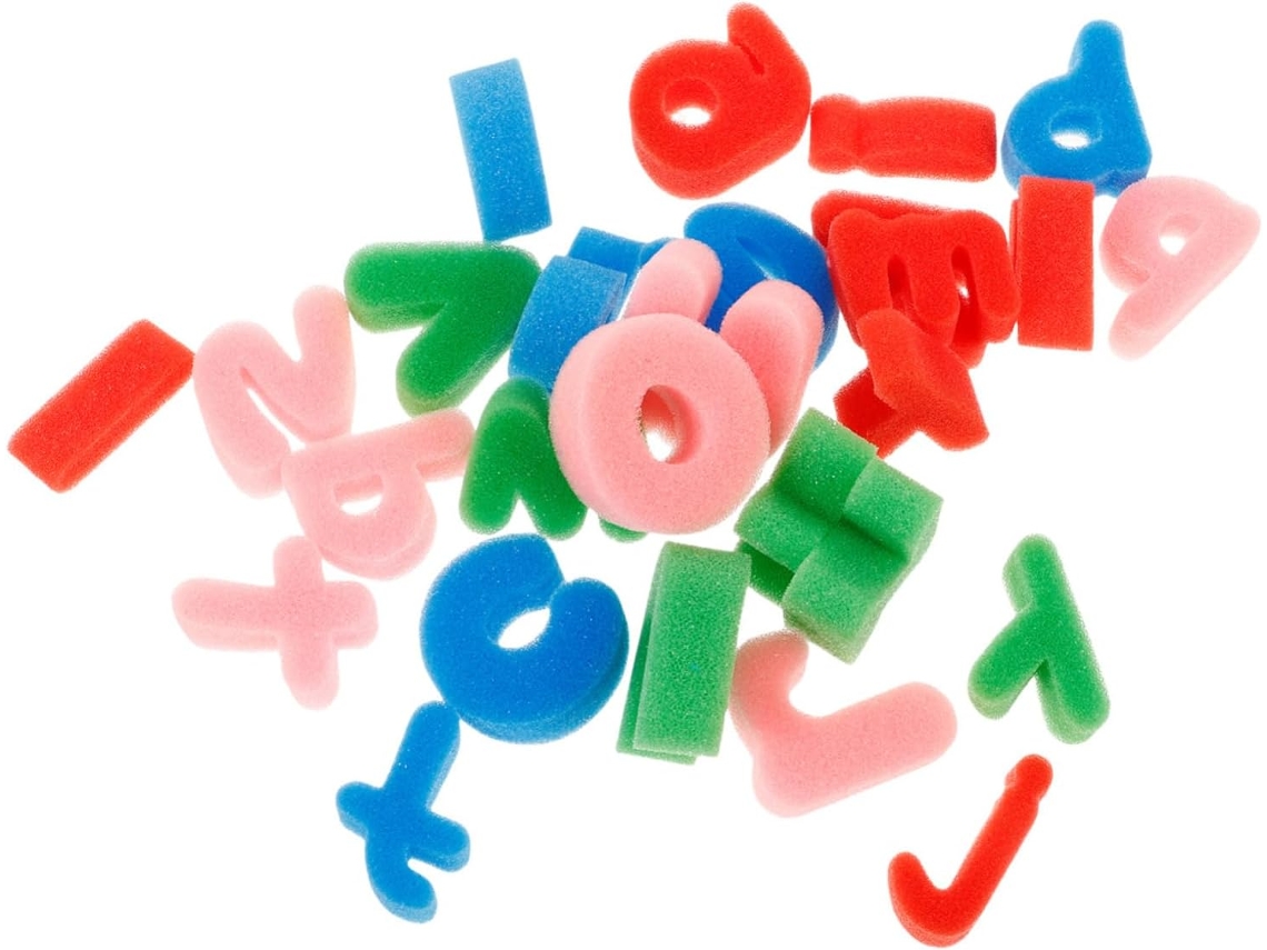 Juego De 26 Esponjas Para Pintar Para Niños Y Niñas, Kit De Pintura De Alfabeto Para Manualidades.