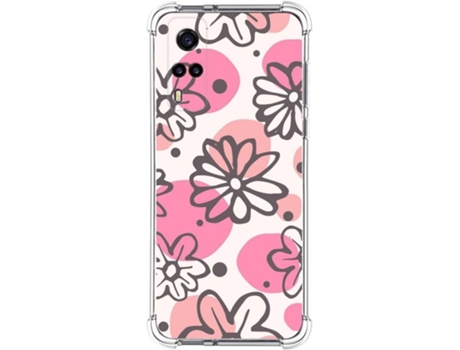 Carcasa Vivo Y52 5G TUMUNDOSMARTPHONE Dibujos Antigolpes Flores 09 Multicolor