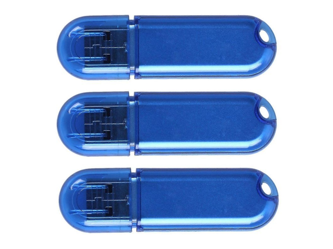 3 Memorias Usb 2.0 De 128 Mb Para Almacenamiento De Datos