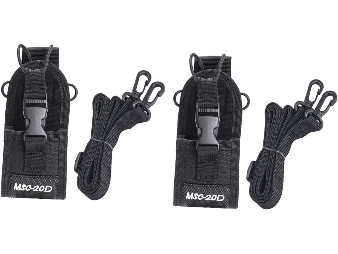 Estuche Ajustable De Nailon De 2 Piezas Para Radio Bidireccional
