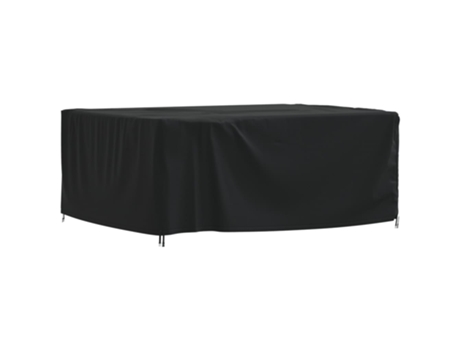 Cubierta Para Muebles De Jardín VIDAXL Negro Poliéster (200x165x80 cm)