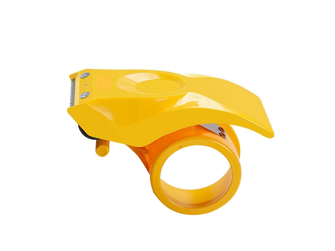 Dispensador de cinta ergonómico portátil, cortador de embalaje, 1,97 pulgadas, para uso de oficina, GOKOCO