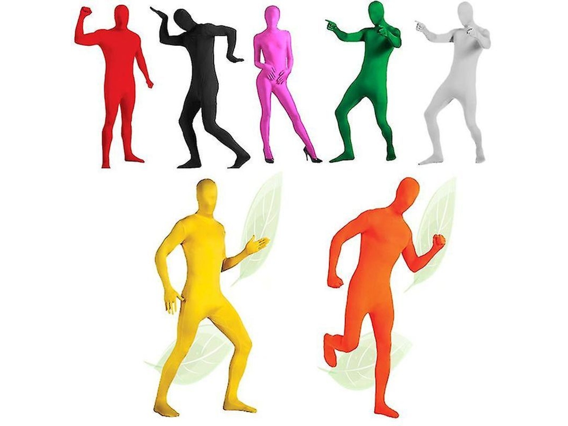 Fasst-traje De Cuerpo Entero Invisible Unisex Para Niños Y Adultos Color Sólido