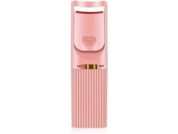 Rizador De Pestañas Con Calor, Rizo Natural, Peinado Duradero, Funciona Con Pilas - Rosa