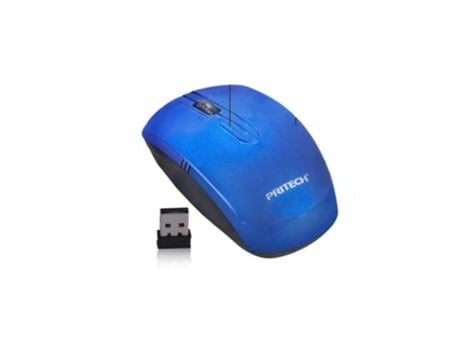 Ratón Inalámbrico para Ordenador Inalámbrico con Luz Led PRITECH Pbp-064 Azul Oscuro