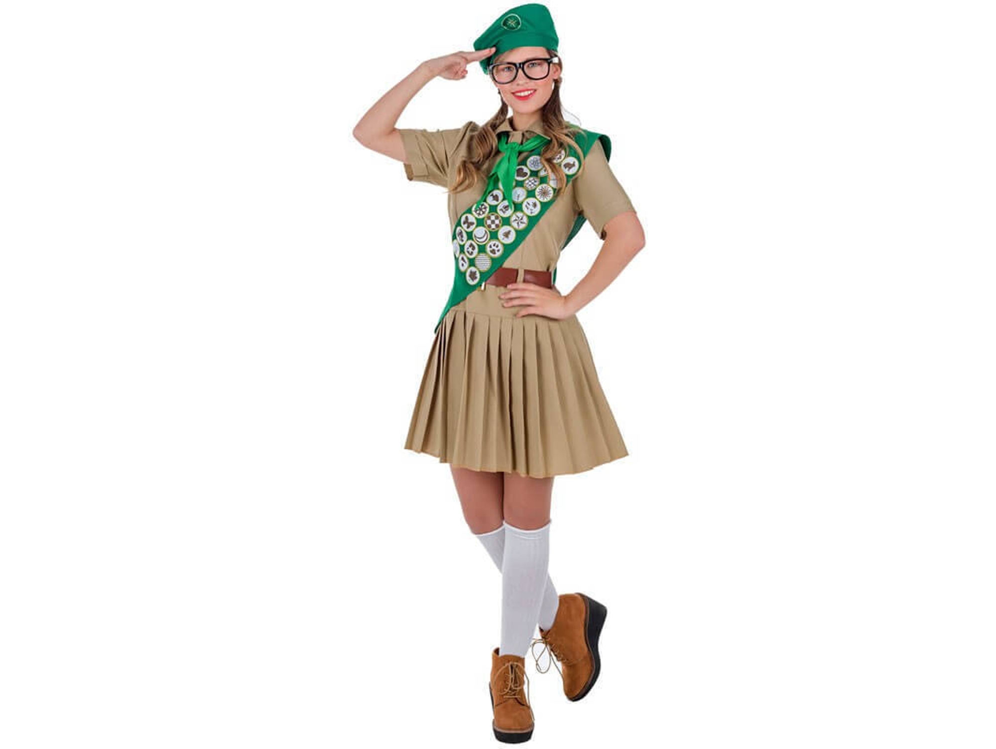 Disfraz de Mujer DISFRAZZES Boy Scout (Talla: S)