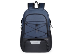 Mochila de baloncesto con compartimento para balón y zapatillas, ideal para fútbol, voleibol y viajes - Azul Hexinyigjly