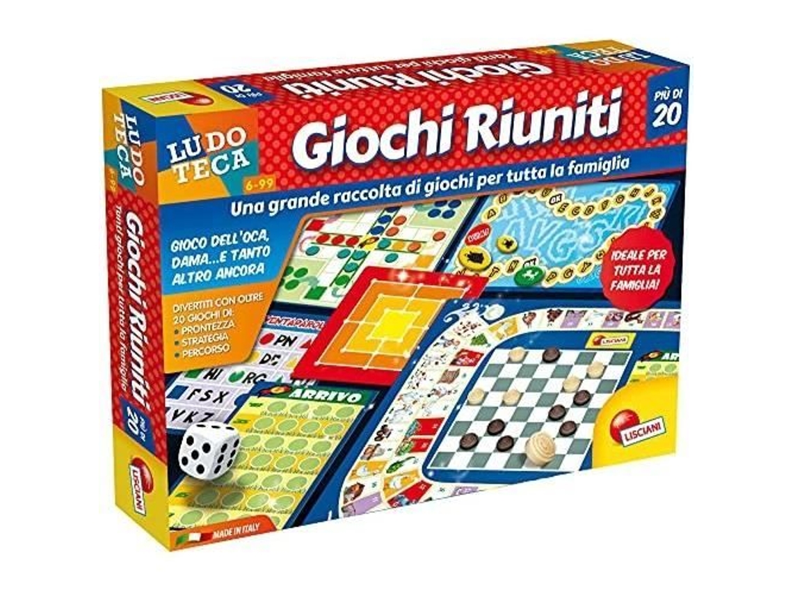 Lisciani Giochi Juego de mesa Giochi Riuniti Ludoteca Más de 20 juegos