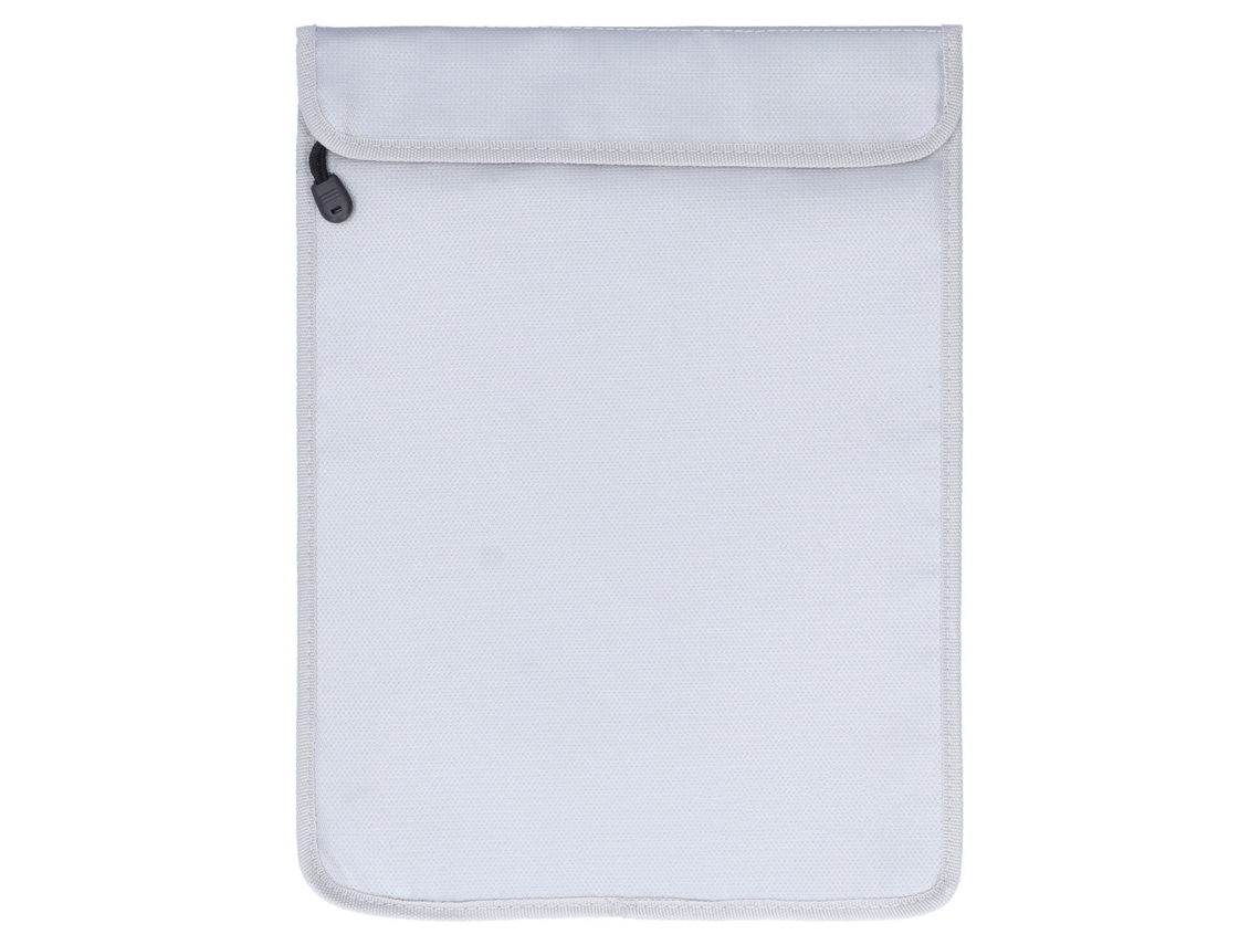 Bolsa Ignífuga E Impermeable De 38x28 Cm Con Doble Cremallera Para Guardar Dinero Y Documentos De Forma Segura.