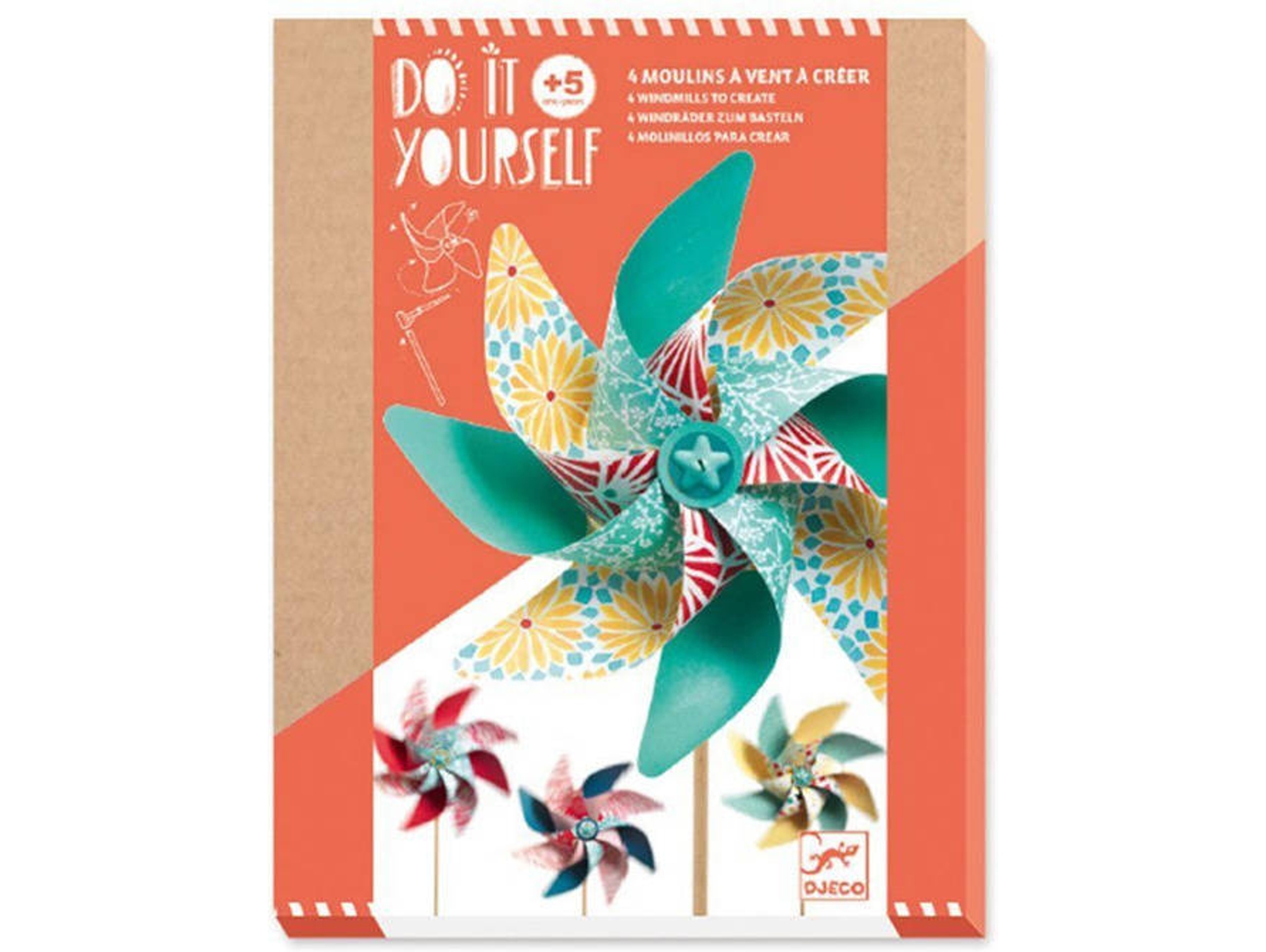 Juegos Creativo DJECO Do It Yourself Molino de Viento