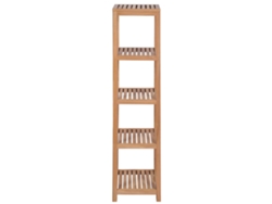 Maison Exclusive - Estantería De Baño 4 Niveles Madera Teca Maciza 42x42x165 Cm