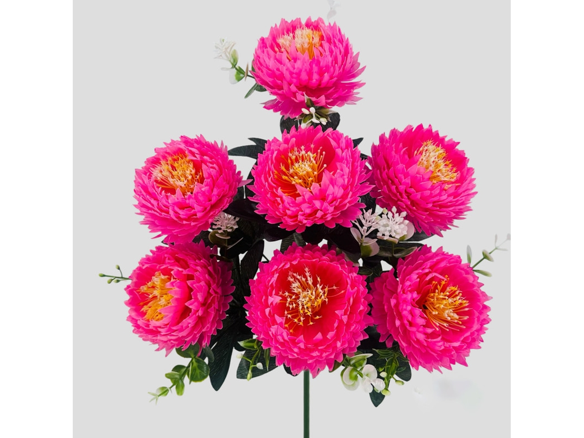 Plantas Artificiales, Adorno Decorativo De Flores De Loto De Nieve - Rosa