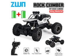 Coche RC 112/116 4WD con LED, Buggy 4x4 todoterreno, Control remoto 2.4G, Juguete infantil rojo Aeuzwr